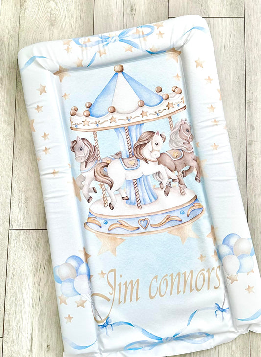 Carousel Blue changing mat