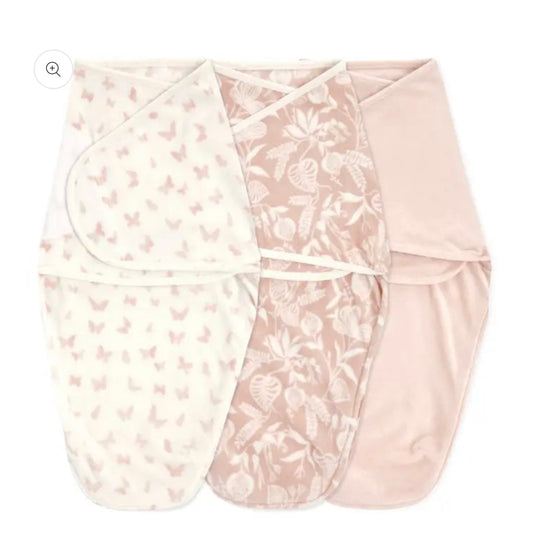 Personalised Essentials Wrap Swaddles 3 Pack