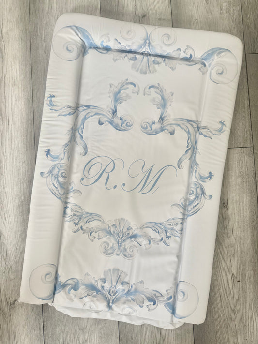 Pre printed and personalised changing mat