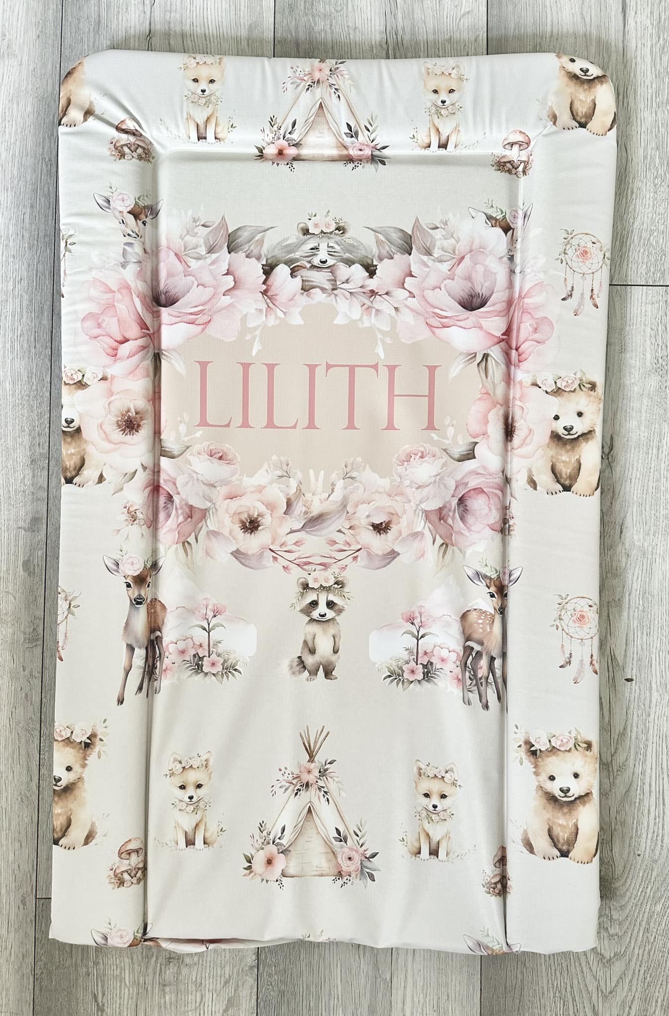 Boho Woodland changing mat