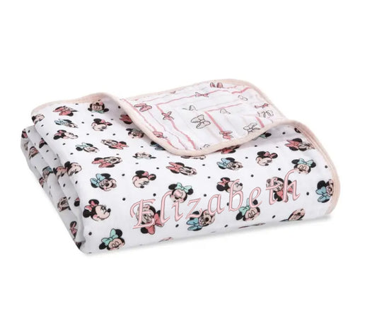 Essentials Cotton Muslin Blanket minnie rainbows (112cm)