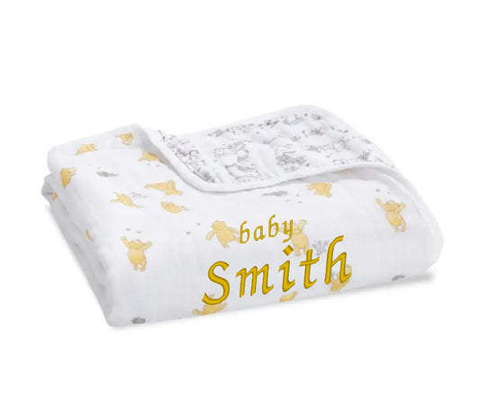 Essentials Cotton Muslin Blanket winnie the pooh (112cm)
