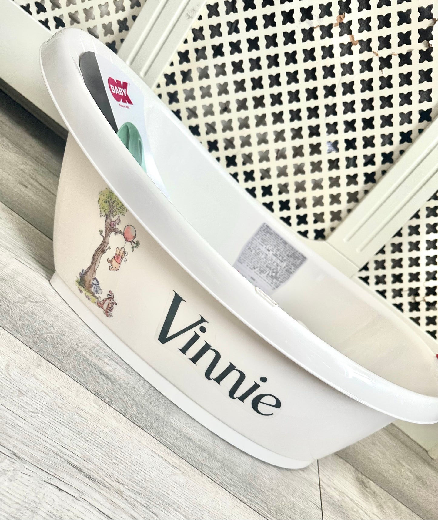Ok Baby Personalised Disney winne the pooh Bath set