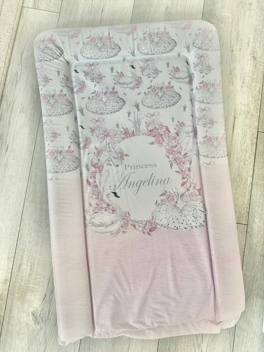 Pre printed and personalised changing mat