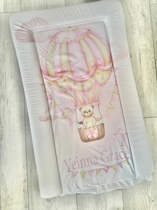 Pre printed and personalised changing mat