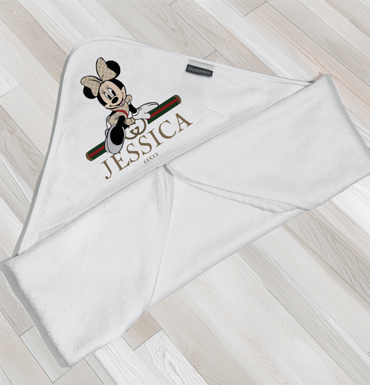 Designer minnie mouse towel