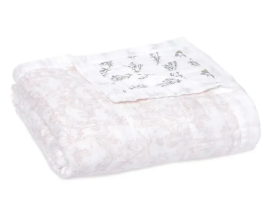 Essentials Cotton Muslin blanket french floral (luxury)
