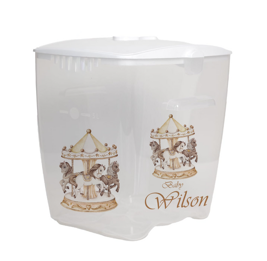 Personalised Milton Steriliser Carousal Cream