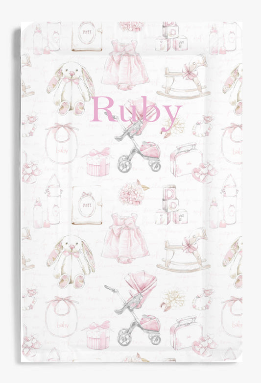 Lux Pink changing mat