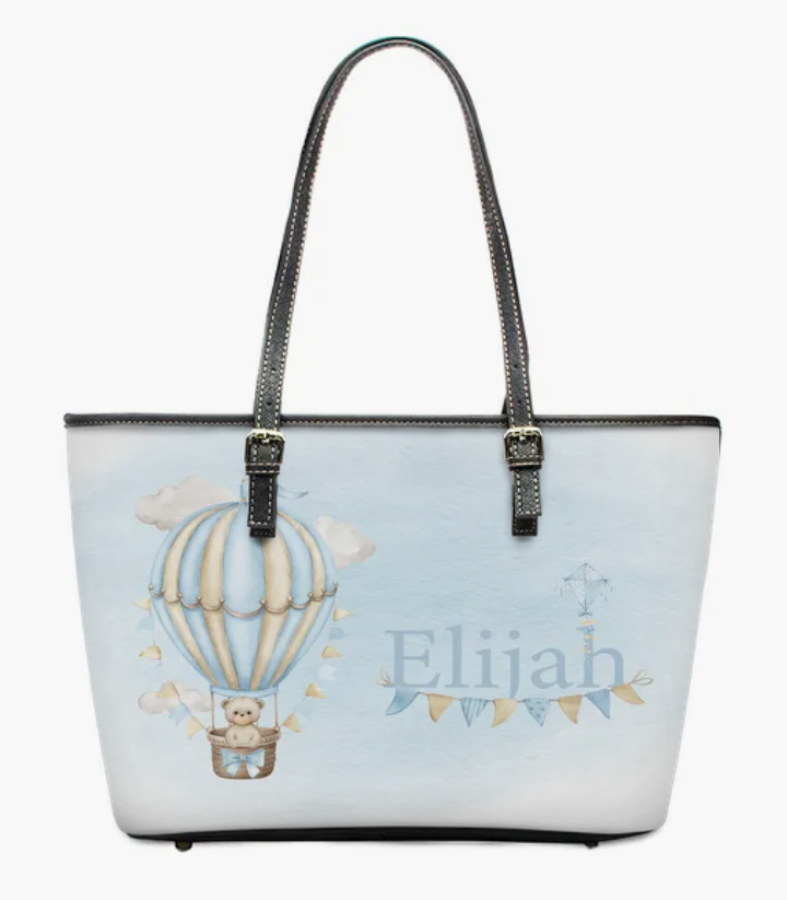 Hotair Balloon Blue Changing bag