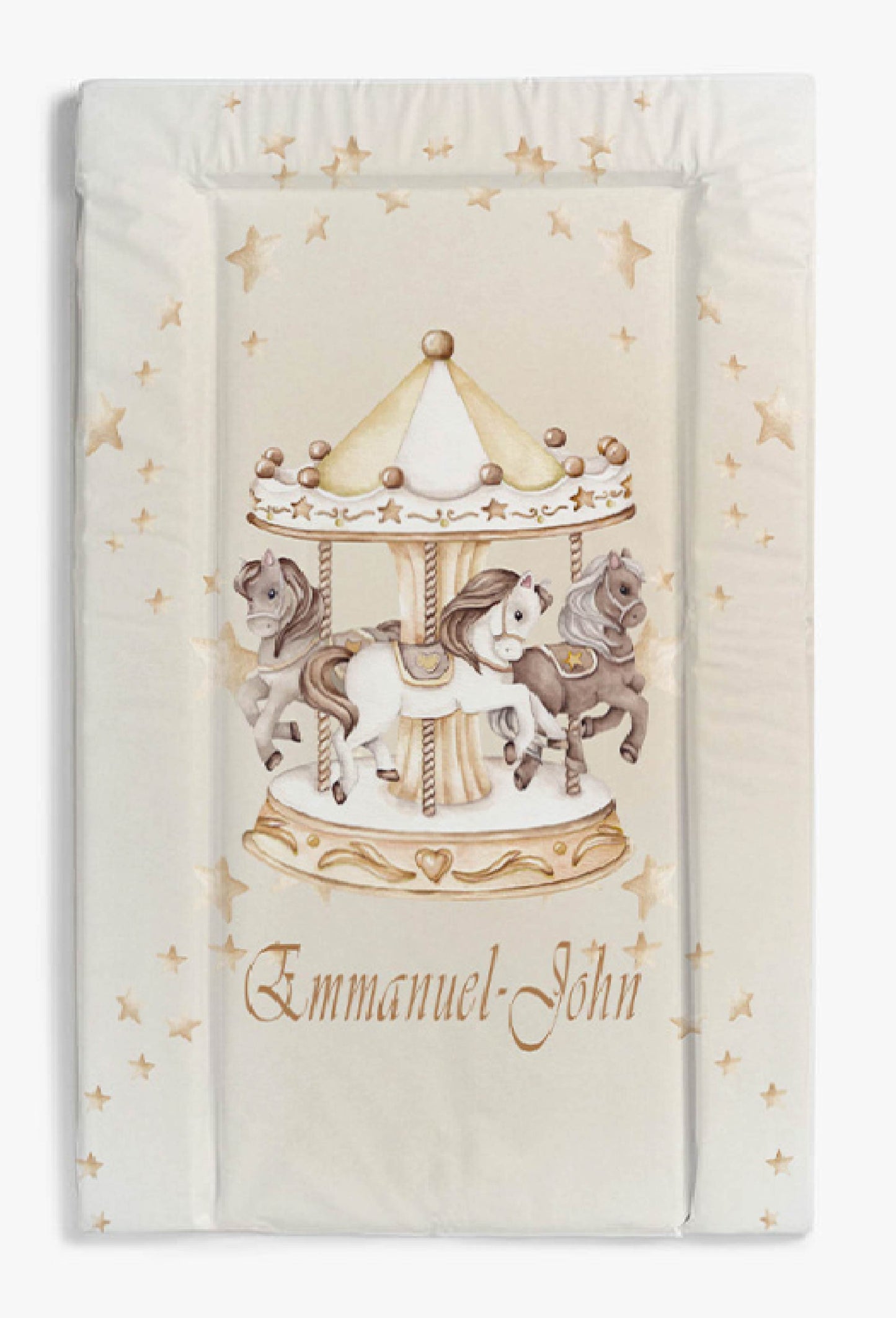 Carousel cream changing mat