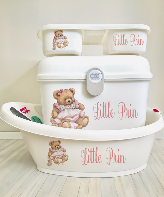 Ok baby bath personalised Vintage bear