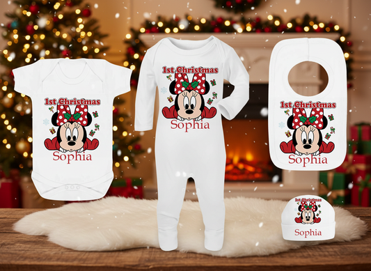 Christmas Minnie mouse grow set