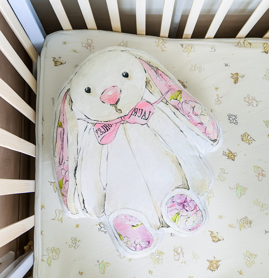 3d cuddle cushion lux rabbit