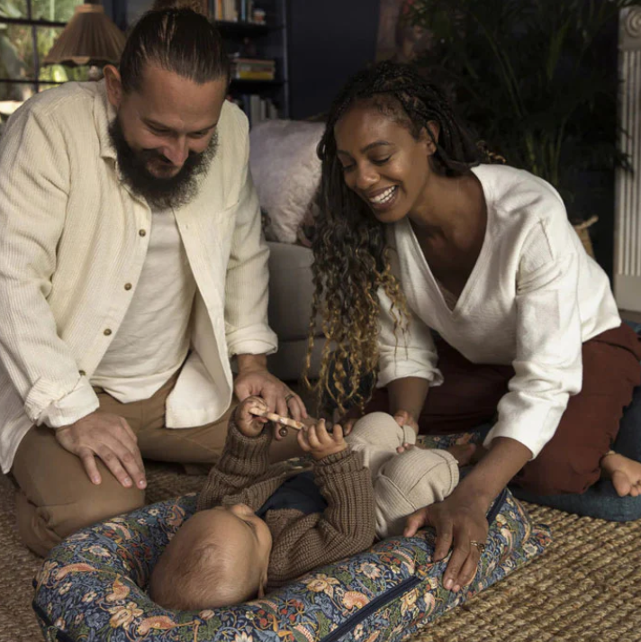 Deluxe+ Dock (0 to 8 months) Strawberry Thief