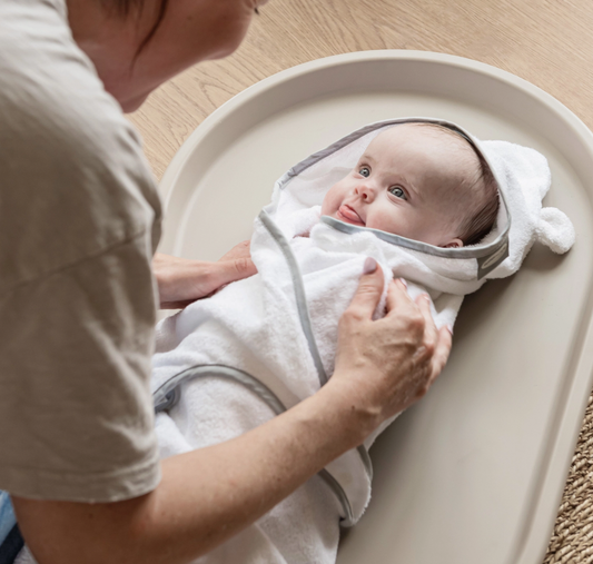 Squishy Changing Mat / Tummy Time Mat Taupe