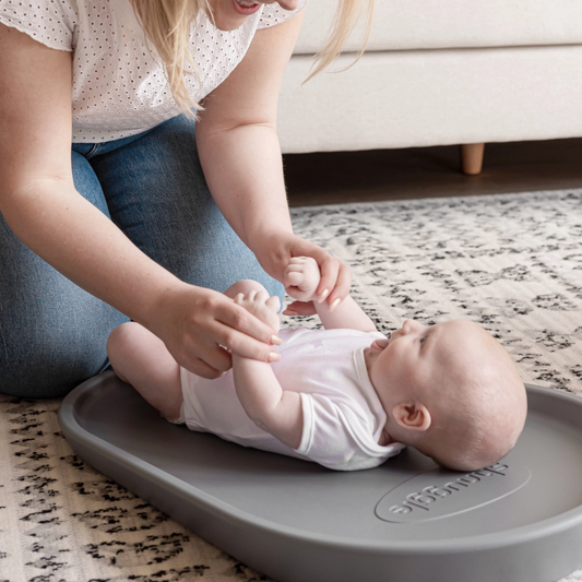 Squishy Changing Mat / Tummy Time Mat Grey