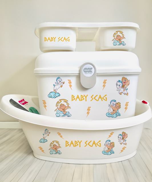 Ok baby bath personalised set D God of thunder