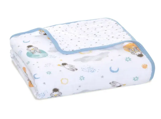 Essentials Cotton Muslin Blanket astronaut (112cm)