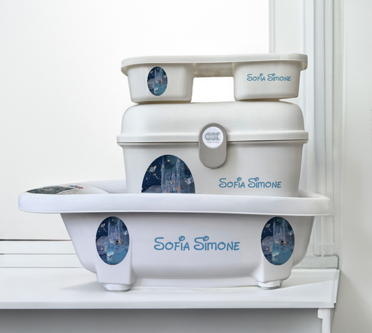 Aqua scale & Ok Baby Bath D Cinder