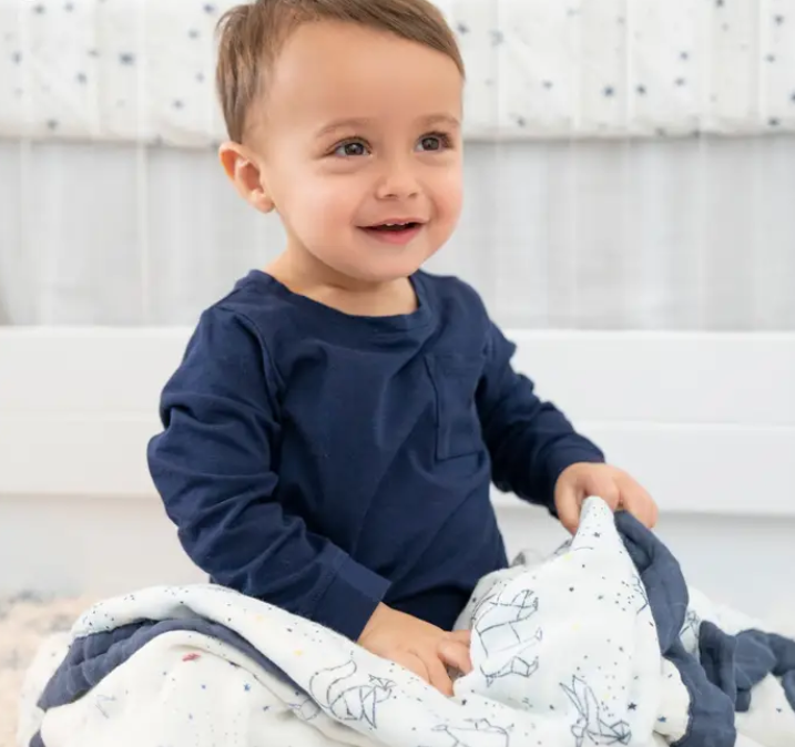 Essentials Cotton Muslin blanket stargaze Luxury(120cm)