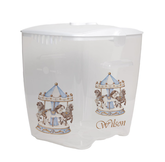 Personalised Milton Steriliser Carousal Blue