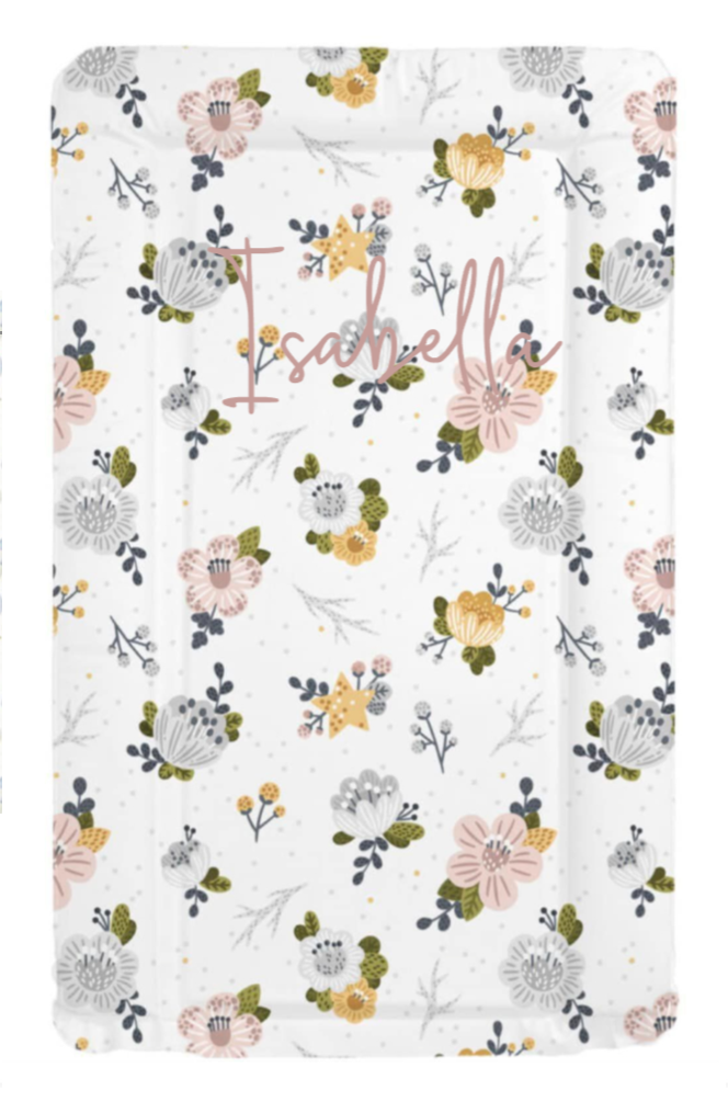 Flowers changing mat