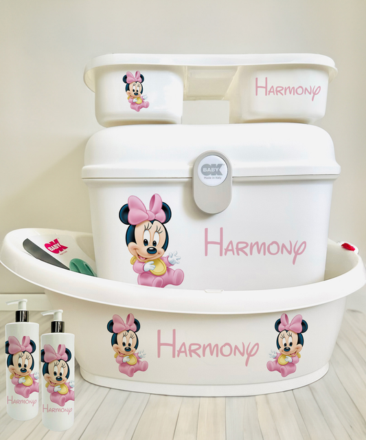 Ok Baby Personalised Disney Minnie Bath set