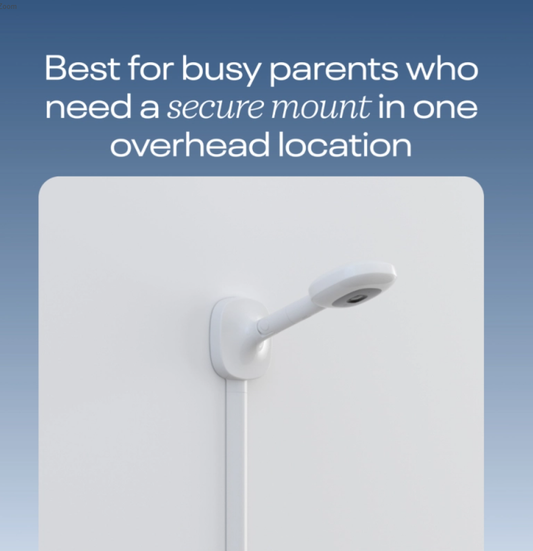 Nanit Pro Smart Baby Monitor and Wall Mount - White