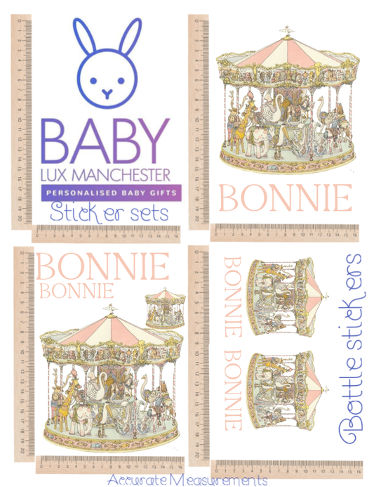 Vintage carousal Pink