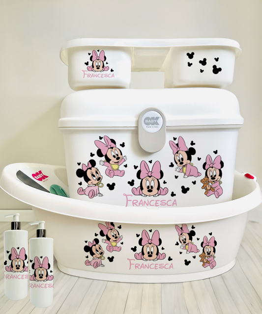 Ok Baby Personalised Disney Minnie Mouse Bath set