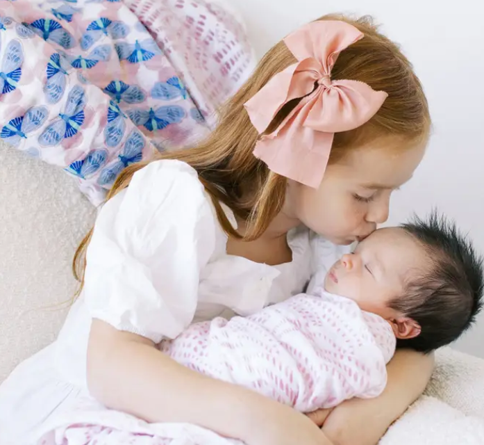 Essentials Cotton Muslin Blanket Butterflys (120cm)