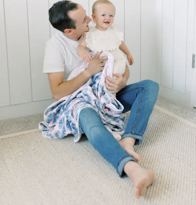 Essentials Cotton Muslin Blanket Butterflys (120cm)