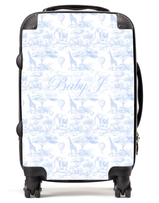 Personalised Suitcase Saffari blue