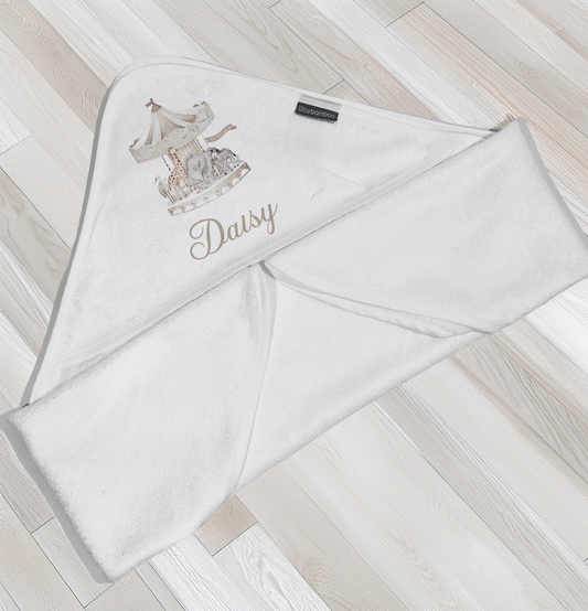 Carousal cream towel