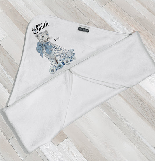 Lion patten monogram Towel
