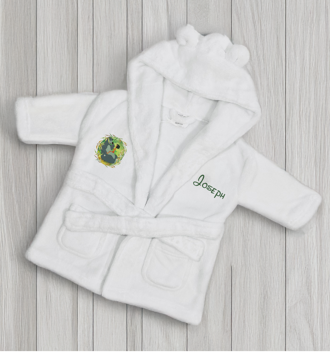 Toddlers shnuggle Personalised bath set Disney Jungle Book 12-4 years