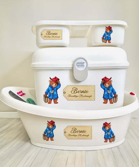 Ok Baby Bath personalised set Paddington Bear
