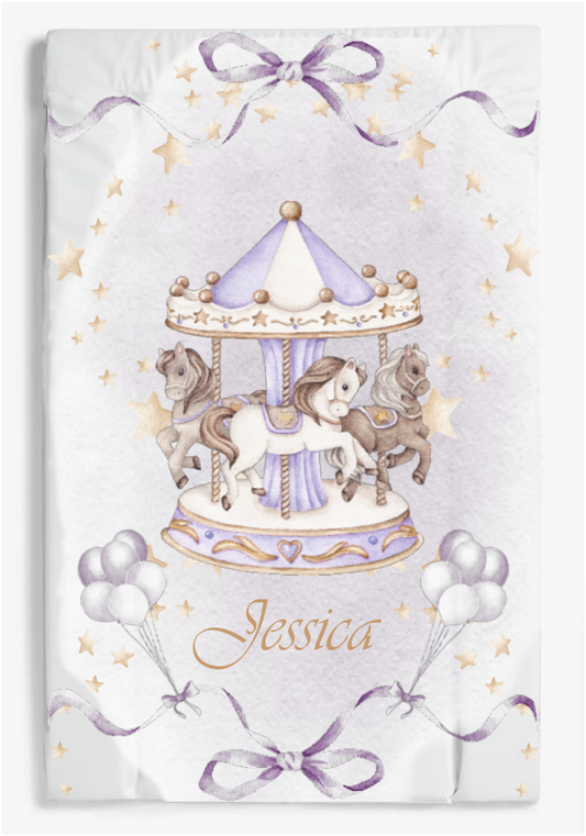 Carousel Purple changing mat