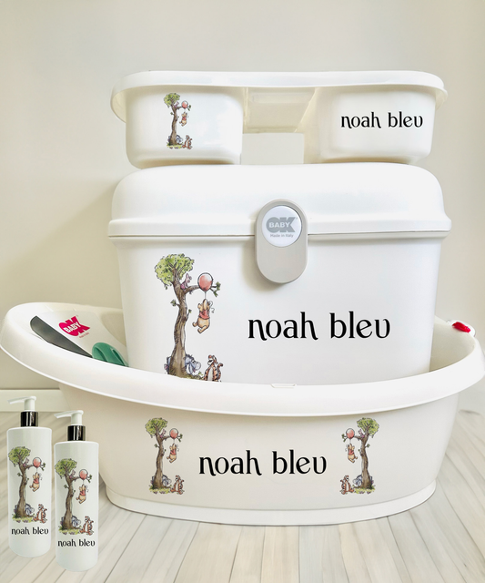 Ok Baby Personalised Disney winne the pooh Bath set