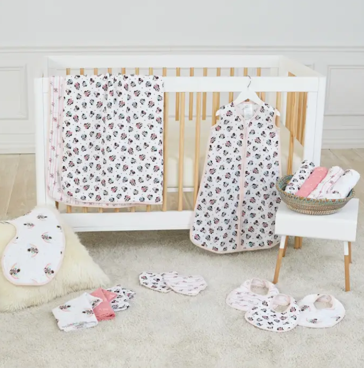 Essentials Cotton Muslin Blanket minnie rainbows (112cm)