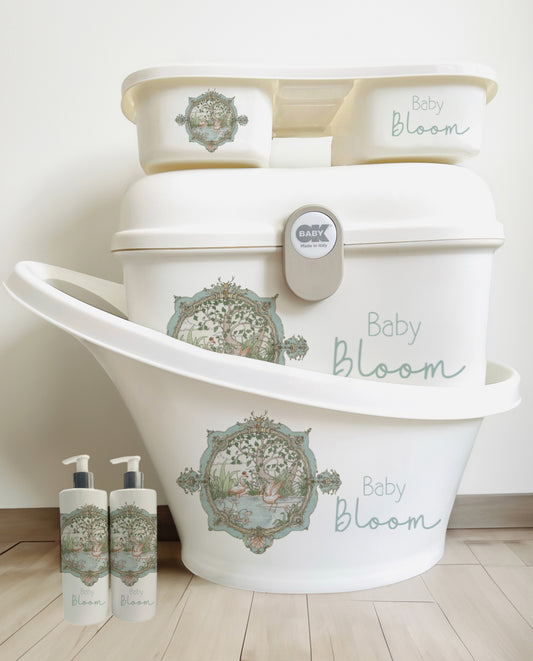 Shnuggle bath personalised set vintage