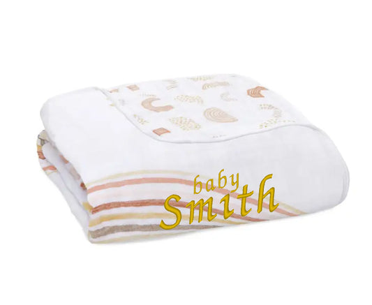 Essentials Cotton Muslin Blanket keep rising(120cm)