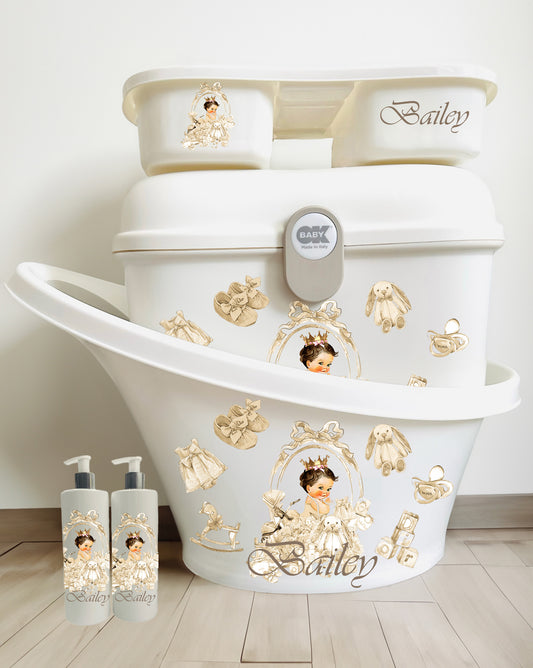 Lux Gold brown Baby sticker set