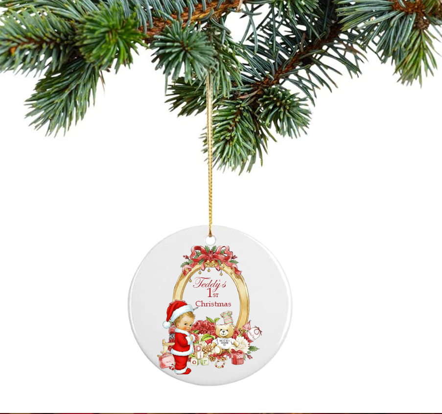 Christmas Lux boy ornament