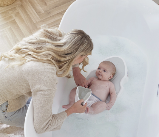 Newborn Bath Support White/Grey