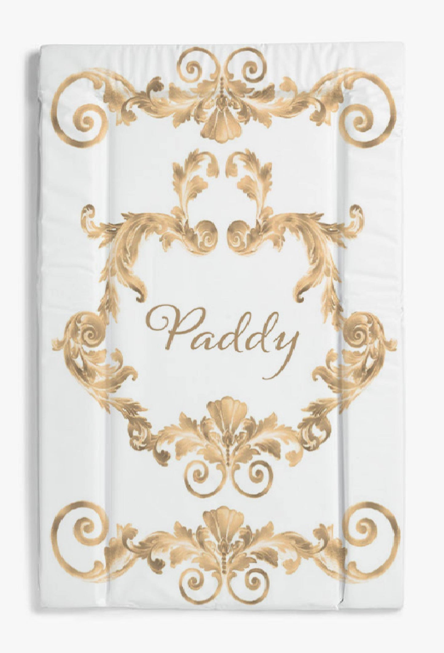 Swirl gold changing mat