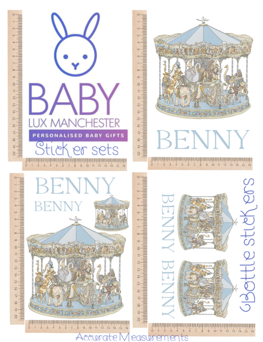 Vintage carousal Blue