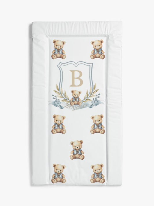 Bear crest changing mat