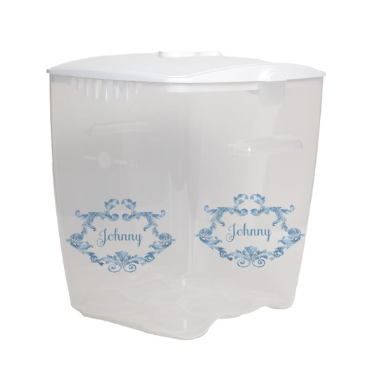 Personalised Milton Steriliser Swirl blue